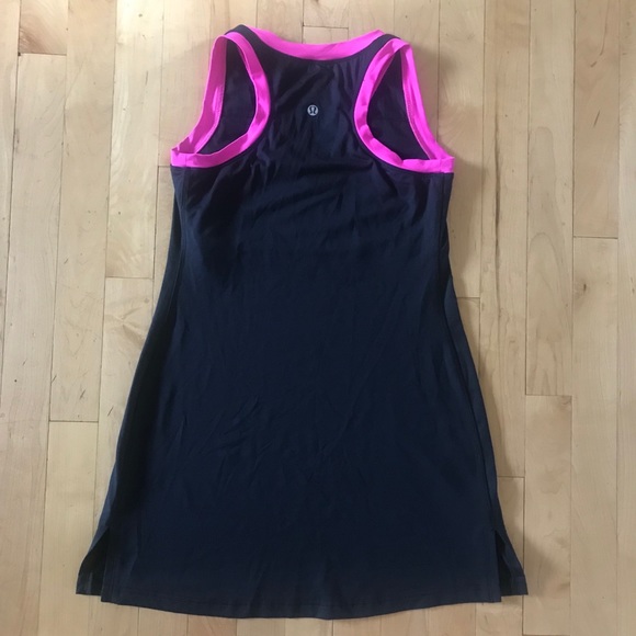 lululemon athletica Tops - Lululemon Black and Pink V Neck Tunic